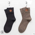 ezy2find Socks Gray and khaki / Q4 pairs College wind wild cute cotton socks