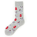 ezy2find SOCKS Gray / One size Colorful cartoon cotton socks