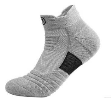 ezy2find SOCKS Grey / A Elite Socks Men Thickened Socks Towel Bottom Deodorant Quick-Drying Running Socks