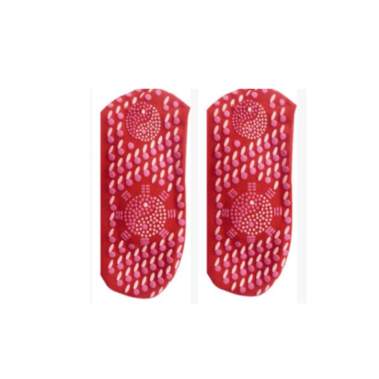 ezy2find SOCKS Red Magnetic Therapy Self-heating Health Socks