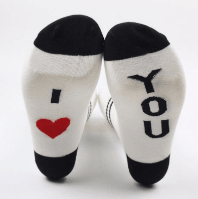 ezy2find SOCKS White and black Cotton socks striped style sports tube socks