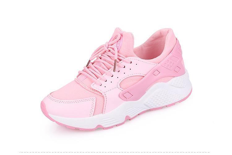 ezy2find sports shoe Pink / 6 Autumn flat bottomed sports shoes, female Korean students, tennis shoes, women's running shoes, 2020 women's shoes