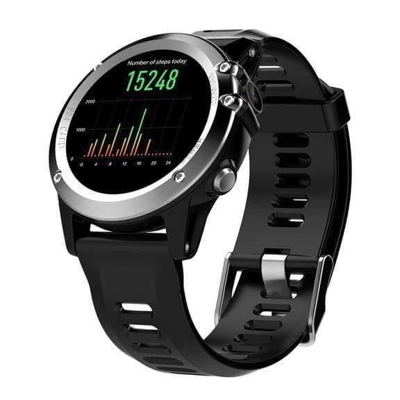 ezy2find stylish watches Silver Tactical GPS Smartwatch