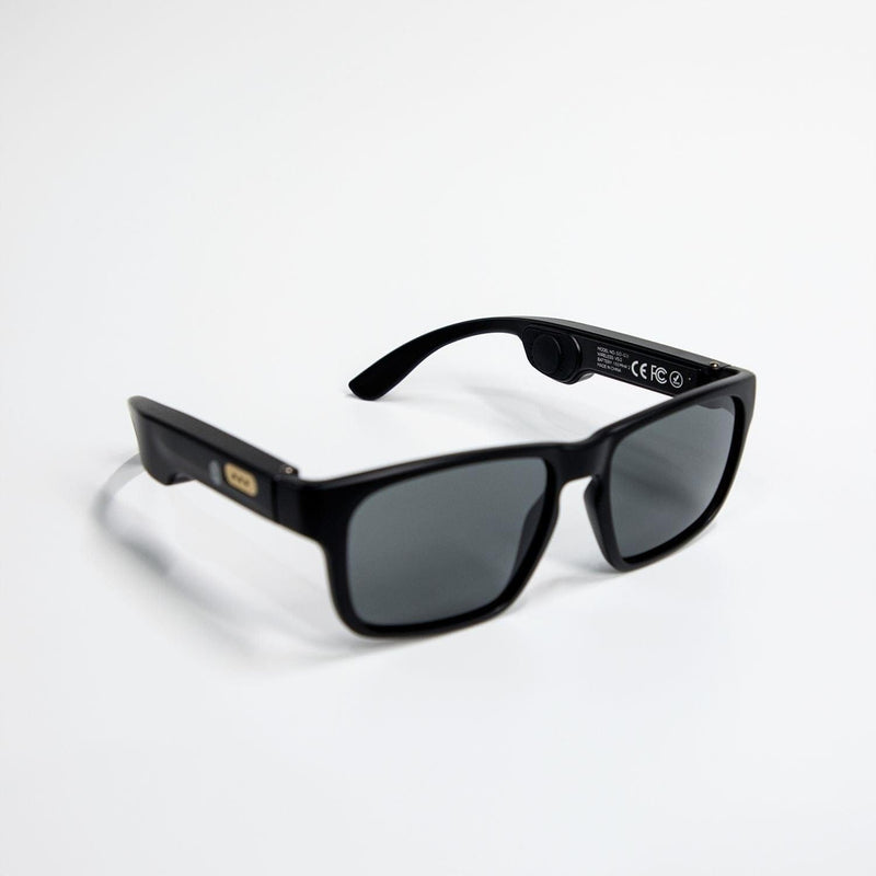ezy2find Sun Glasses Black Smart Bluetooth Sunglasses Outdoor Stereo Loudspeaker Multifunctional