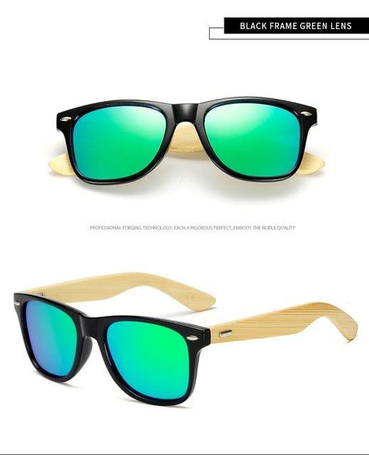 ezy2find Sun Glasses E Wood Bamboo Sunlasses for Women Men Wooden Sun Lasses