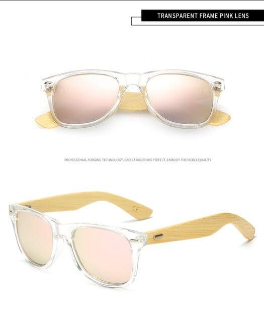 ezy2find Sun Glasses J Wood Bamboo Sunlasses for Women Men Wooden Sun Lasses