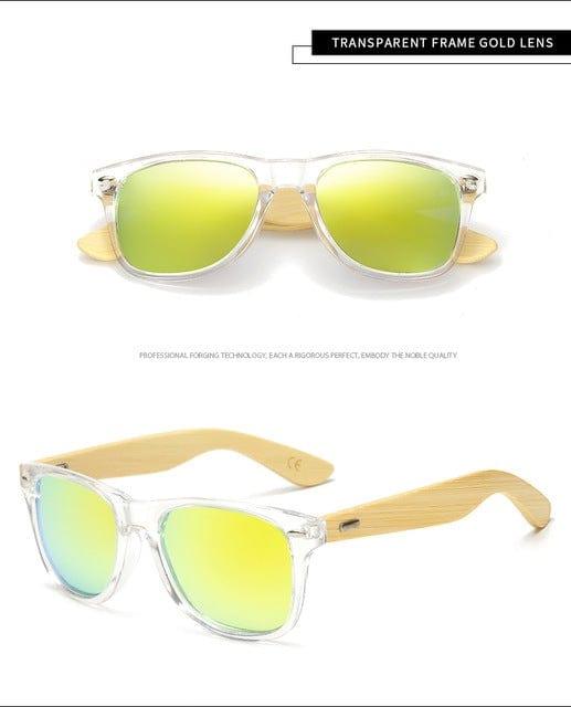 ezy2find Sun Glasses K Wood Bamboo Sunlasses for Women Men Wooden Sun Lasses