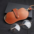 ezy2find Sun Glasses Khaki Ancient Myopia Sun Sunglasses Leather Case Storage Bag