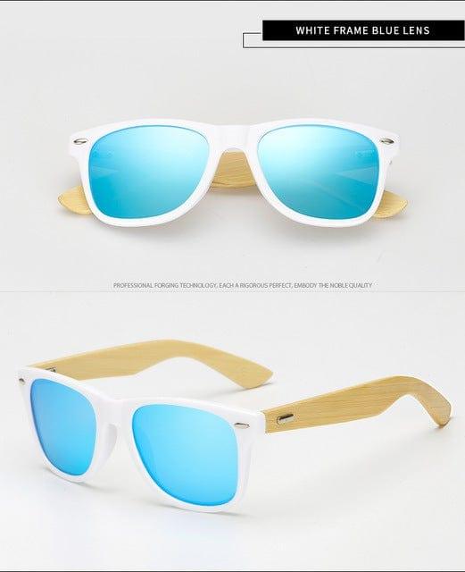ezy2find Sun Glasses O Wood Bamboo Sunlasses for Women Men Wooden Sun Lasses