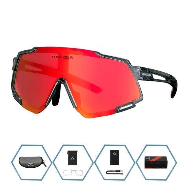 ezy2find Sun Glasses Style 1Gray Bla Polarized Glasses Bike Sunglasses Eyewear Bicycle Goggles