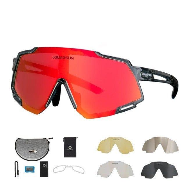 ezy2find Sun Glasses Style 2Black Re Polarized Glasses Bike Sunglasses Eyewear Bicycle Goggles