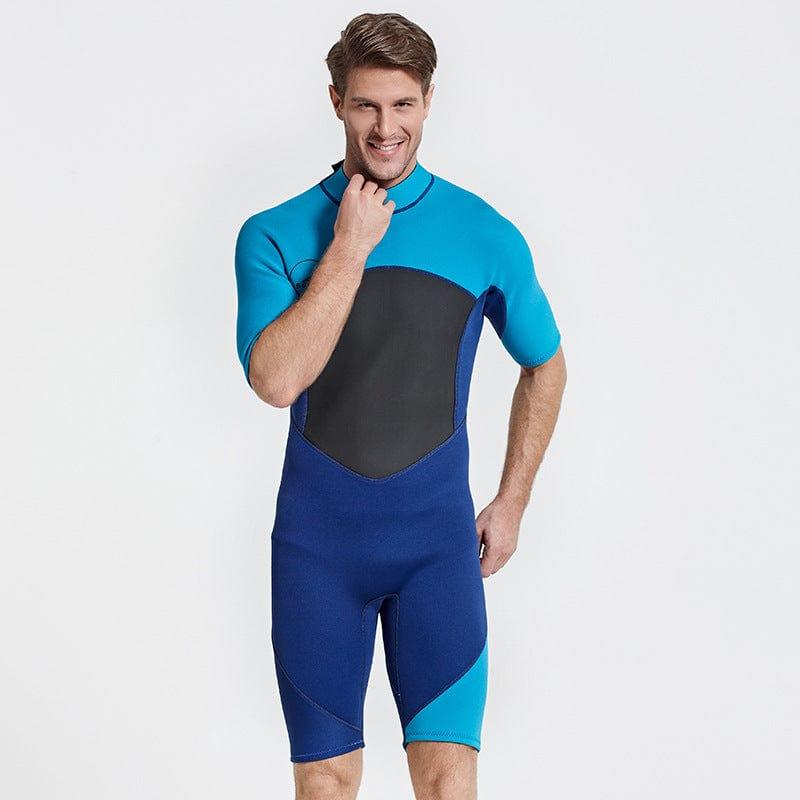ezy2find Surfing Suit Blue / M Warm And Cold Long-sleeved Snorkeling Sunscreen Surfing Suit