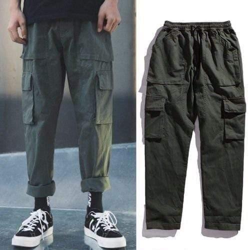 ezy2find sweat pants Hip Hop Sweat Pants Embroidery Japanese Style