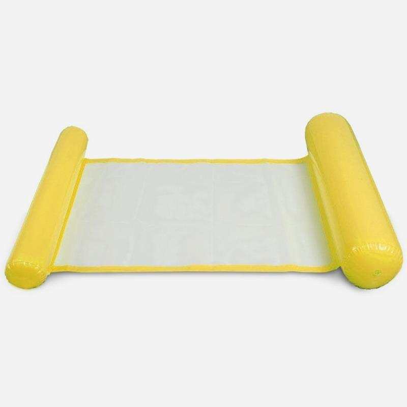 ezy2find swiming or beach floating seat yellow Inflatable Swimming Pool Chair Floating Bed Lounger