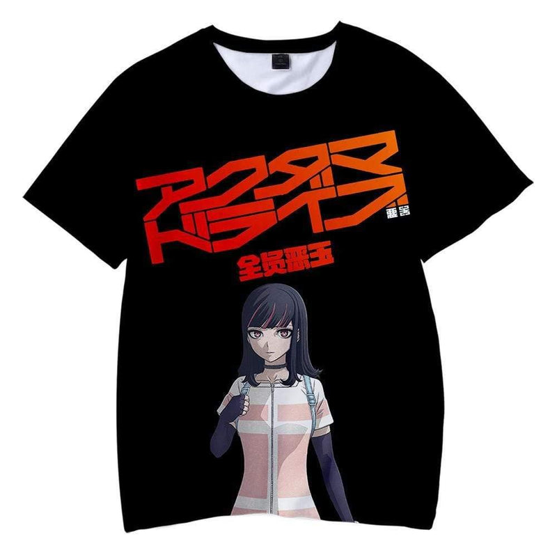 ezy2find T Shirt 4 Style / XXS Amazon's New Japanese Comics Full Evil Jade Character Suit 3D Digital Color Printing Personality Sports And Leisure Short-Sleeved T-Shirt