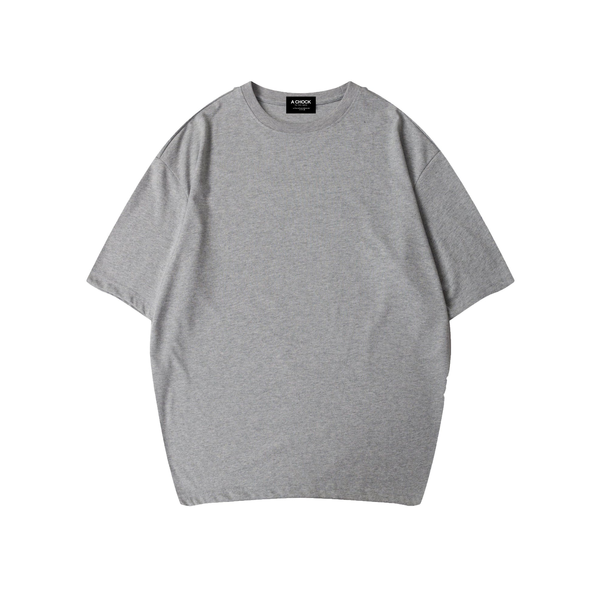 ezy2find T Shirt Grey / XL Solid color short-sleeved T-shirt bottoming shirt