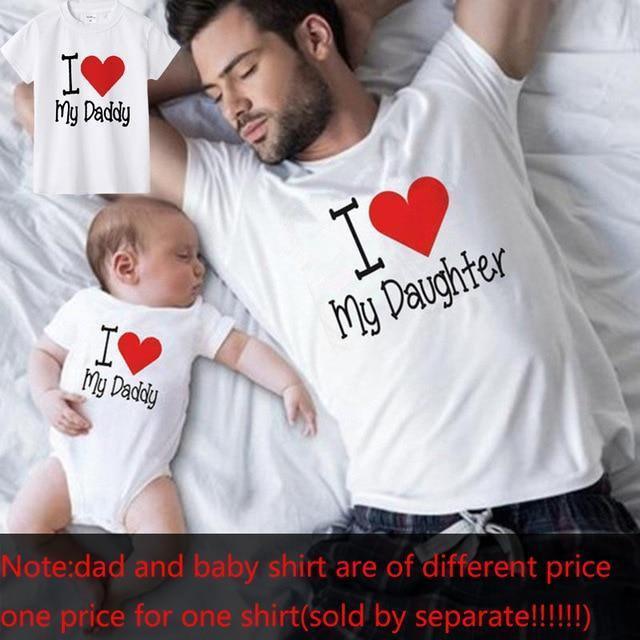 ezy2find t shirt white 3 / Dad-XXL Father and Son Best Friends for Life Family Matching Family Look T Shirt Baby Dad Matching Clothes Father and Son Matching