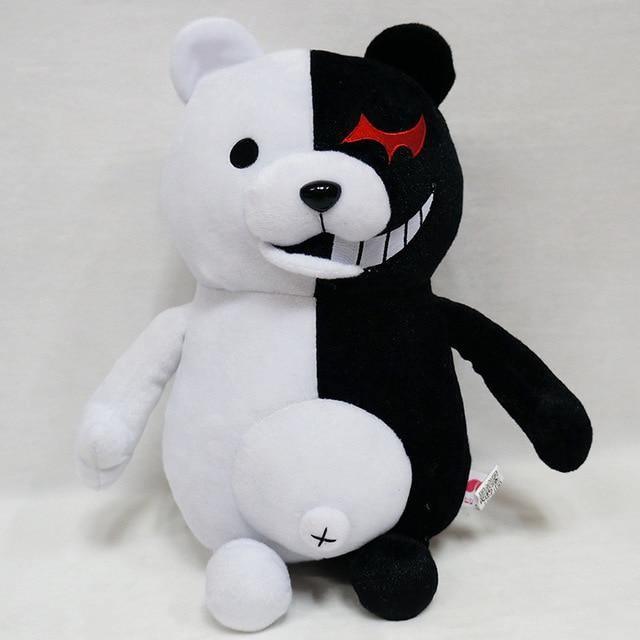 ezy2find teadybear 25CM Monokuma 2019 Dangan Ronpa Super Danganronpa 2 Monokuma Black & White Bear Plush Toy Soft Stuffed Animal Dolls Birthday Gift for Children