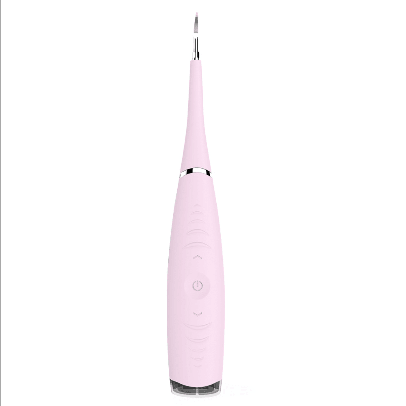 ezy2find tooth scaler Pink / 3pc Portable Electric Sonic Dental Scaler Tooth Calculus Remover Tooth Stains Tartar Tool Dentist Whiten Teeth Health Hygiene white