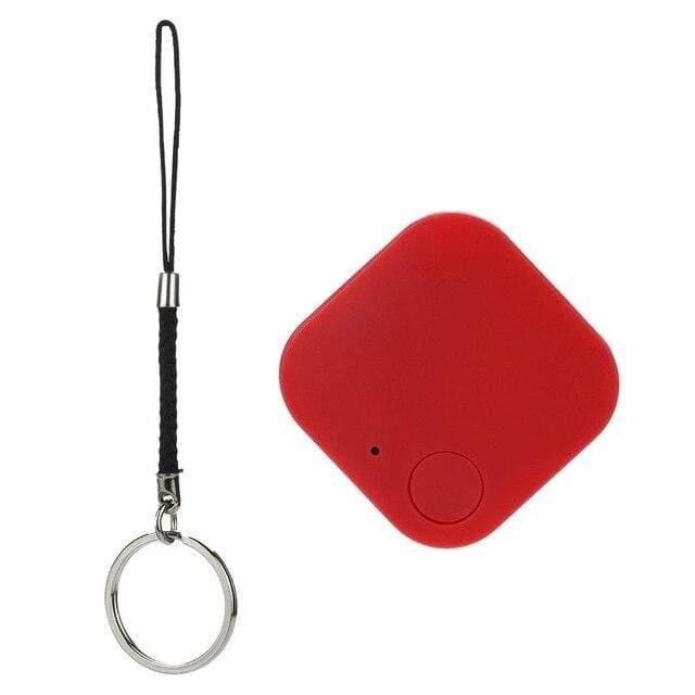 ezy2find tracker Plum Pets Smart Mini GPS Tracker Anti-Lost Waterproof Bluetooth Tracer With Hanging Rope Keys Wallet Bag Kids Finder Equipment