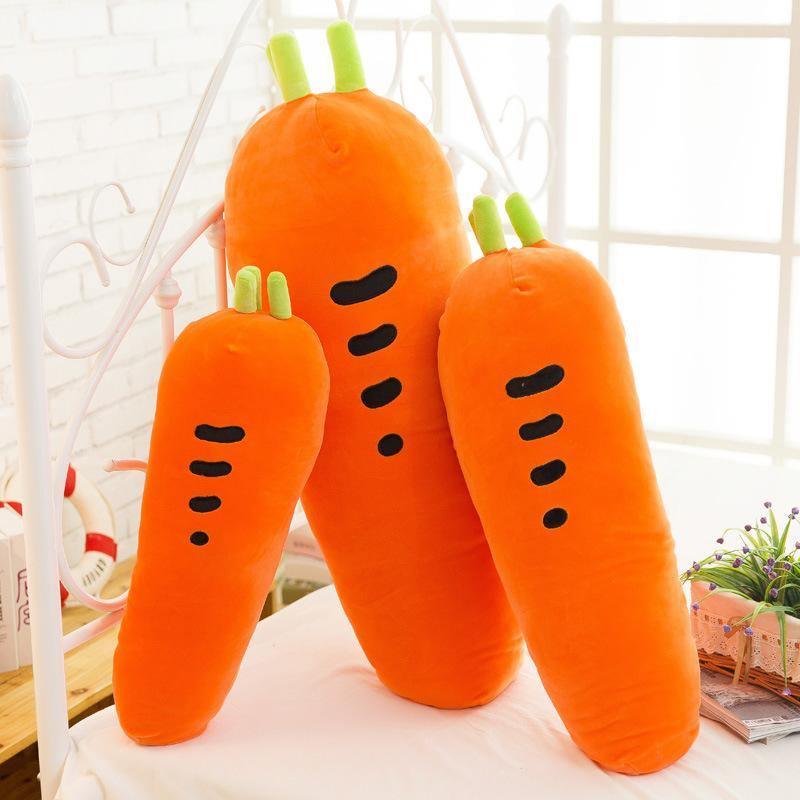 ezy2find vegetables series plush toys Orange / 75 Hand warming vegetables series plush toys, dolls pillows, children's birthday gifts