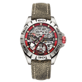 ezy2find watch Red Leather 2 Titanium Case 2020 Top Brand Luxury Men's Watches Skeleton Automatic Mechanical Watch for Men Waterproof