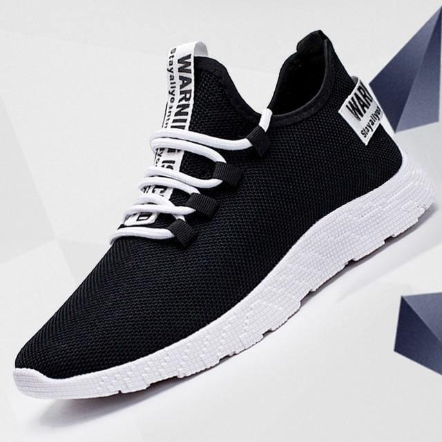 ezy2find white / 6 Fashion Men Sneakers Mesh Casual Shoes Lac-up Mens Shoes Lightweight Vulcanize Shoes Walking Sneakers Zapatillas Hombre