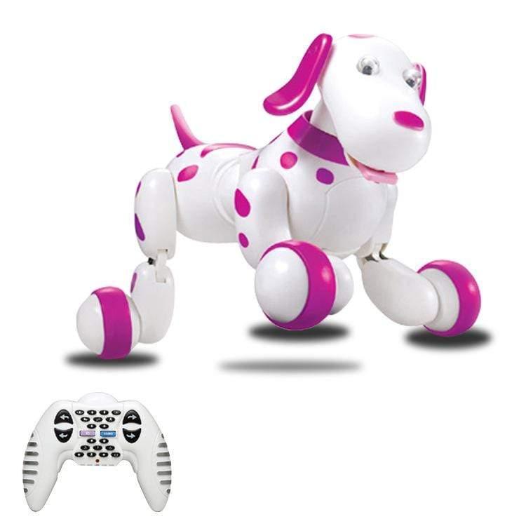 ezy2find wifi remote control Pink New 2.4G wireless intelligent telecontrol machine dog Yizhi electric danced dog electronic pet dog toys