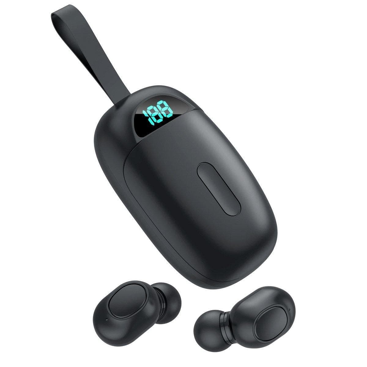 ezy2find Wireless Bluetooth Headset Black New Bluetooth 5.0 TWS True Wireless Stereo Headset