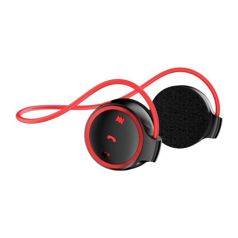 ezy2find Wireless Bluetooth Headset Black red Bluetooth Headphones Bone Conduction Headphones Handsfree HD Call Headsets