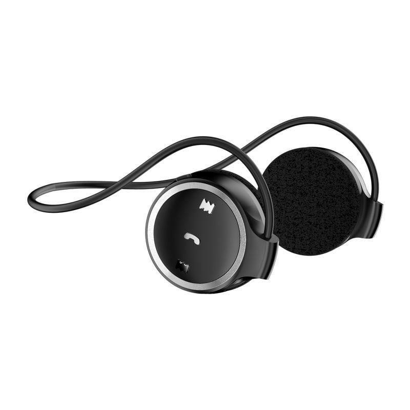 ezy2find Wireless Bluetooth Headset Black silver Bluetooth Headphones Bone Conduction Headphones Handsfree HD Call Headsets