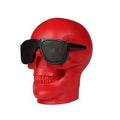 ezy2find Wireless Bluetooth Speaker Red Skull with Sunglass Shape Wireless Bluetooth Speaker