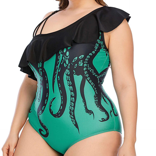 ezy2find Women's Bathers One-Piece Sexy Extra Lady Plus Size Swimsuit