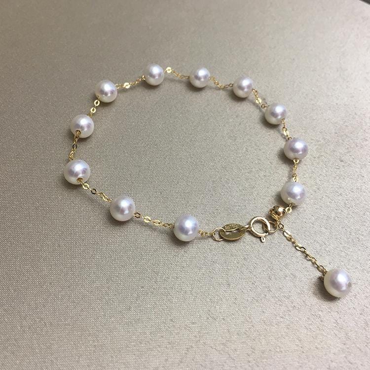 ezy2find Women's Bracelet Gold Sea Pearl Starry Bracelet