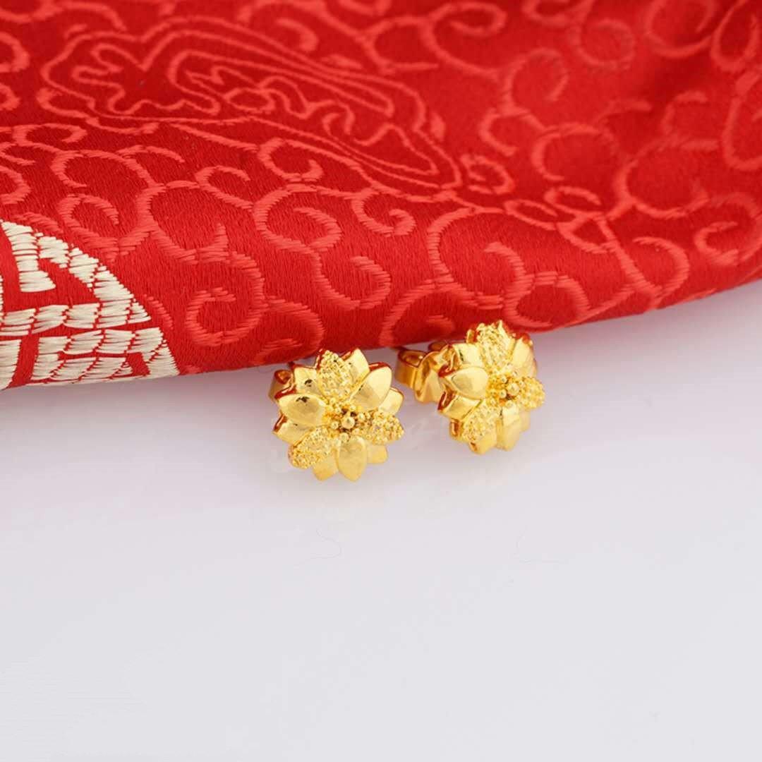 ezy2find women's earrings 11Style 24K Gold Plated Earrings Euro Gold Jewelry New Popular Earrings