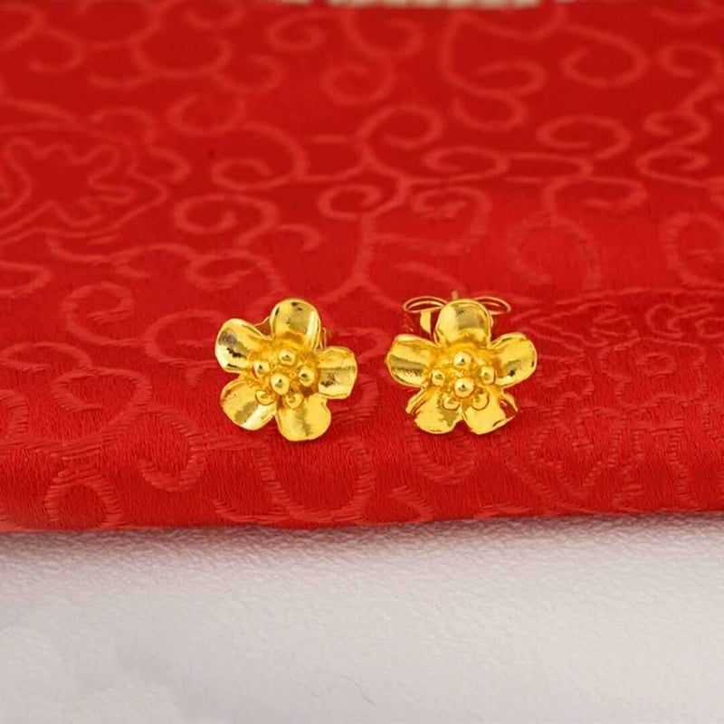 ezy2find women's earrings 12Style 24K Gold Plated Earrings Euro Gold Jewelry New Popular Earrings
