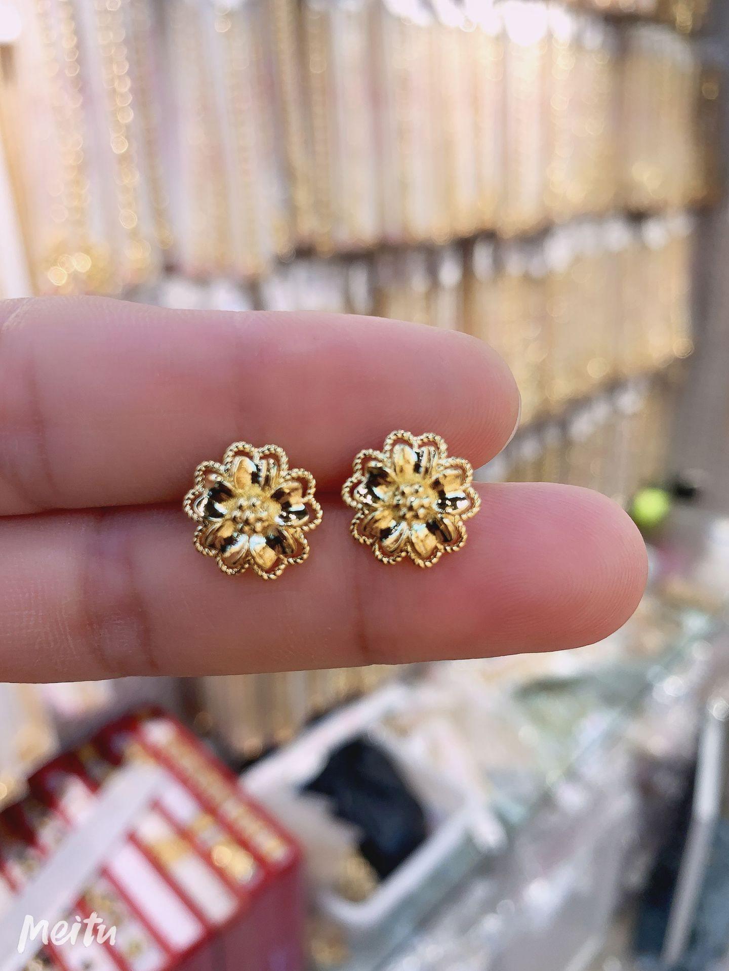 ezy2find women's earrings 13Style 24K Gold Plated Earrings Euro Gold Jewelry New Popular Earrings