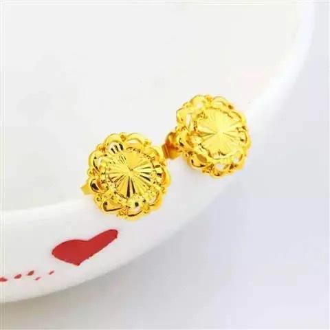 ezy2find women's earrings 16Style 24K Gold Plated Earrings Euro Gold Jewelry New Popular Earrings