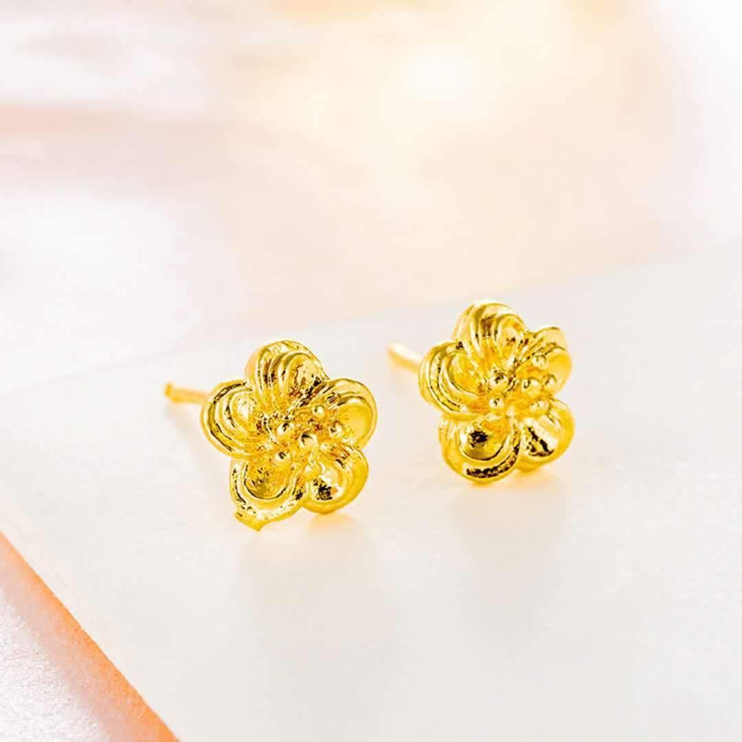 ezy2find women's earrings 18Style 24K Gold Plated Earrings Euro Gold Jewelry New Popular Earrings