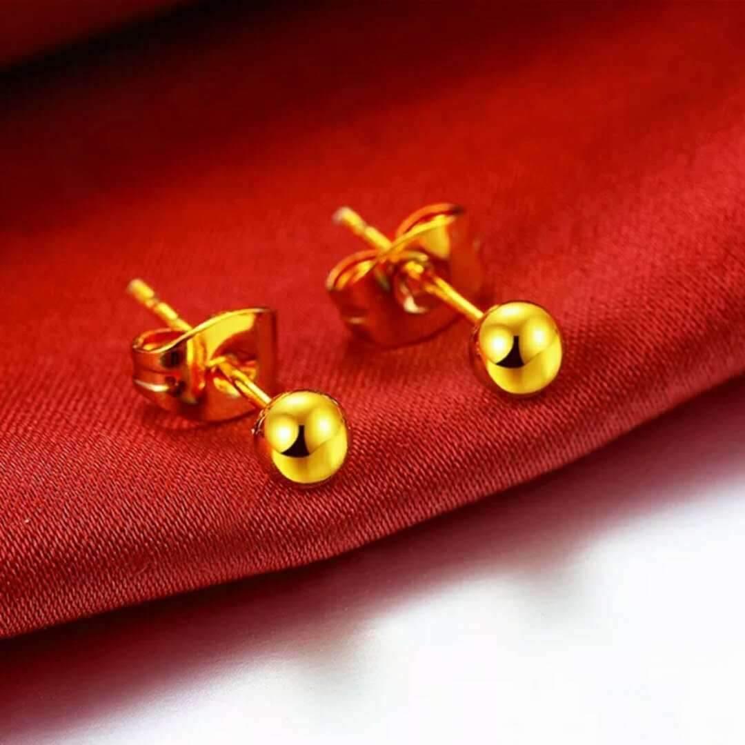 ezy2find women's earrings 21Style 24K Gold Plated Earrings Euro Gold Jewelry New Popular Earrings