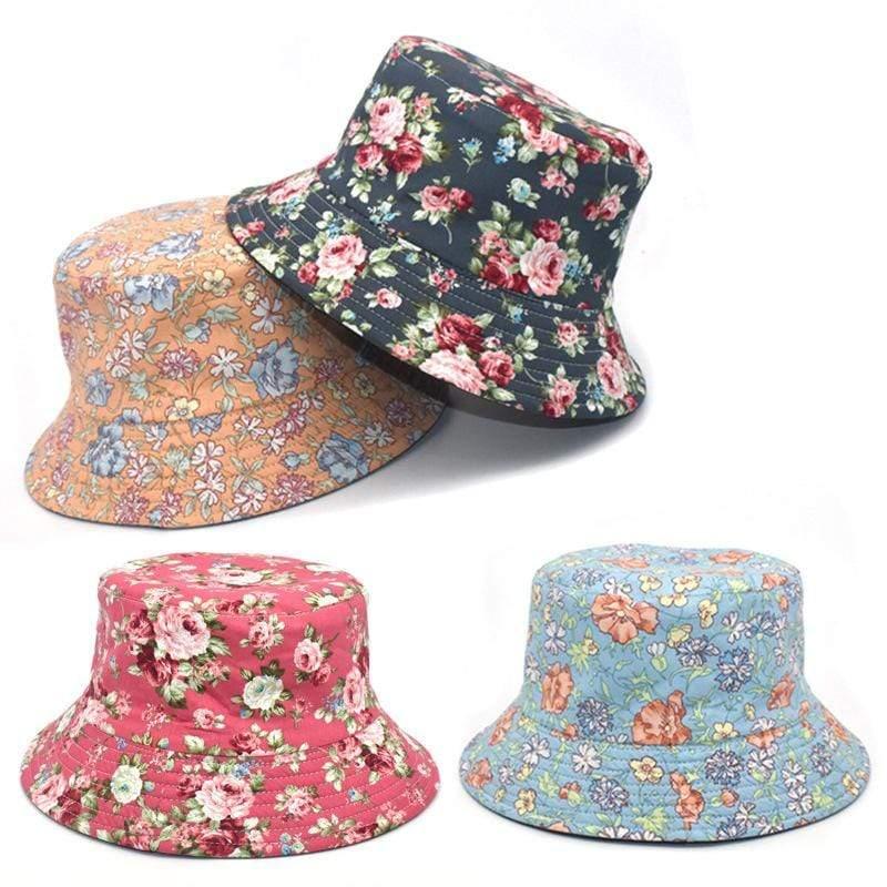 ezy2find women's hats Fashion Printed Double-Sided Basin Hat