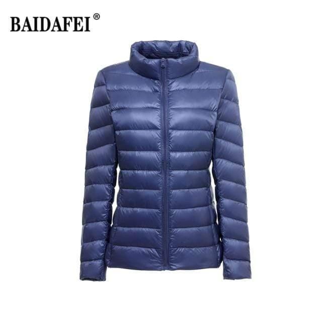 ezy2find Women's Jackets Oversized 5XL 6XL 7XL Women's Packable Down Jacket Ultra Light Windproof Outerwear Spring Hiking Coat