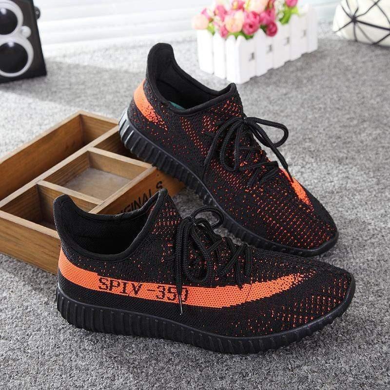 ezy2find women's joggers 41 / Black Orange Foreign trade aliexpress for sports shoes Kanye coconut yeezy350v2 running shoes on behalf of a couple of leisure