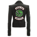 ezy2find women's leather jackets Black 1 / S New River Valley Town Viper Snake Leather Jacket Riverdale American Drama Jacket