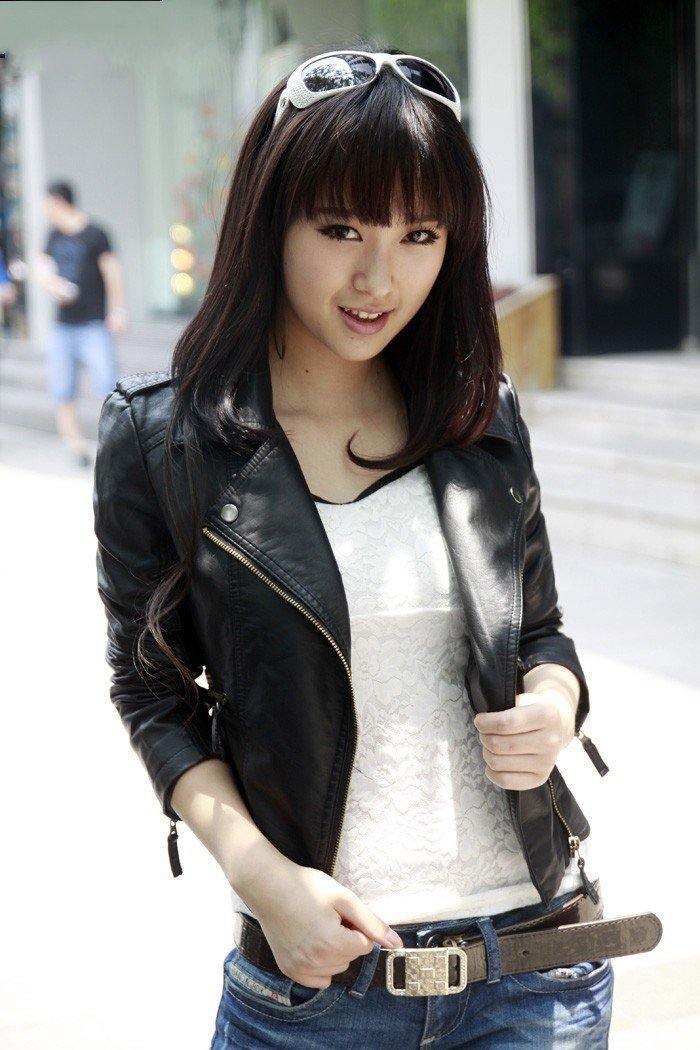 ezy2find women's leather jackets Black / L Faux leather jacket for women