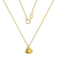 ezy2find Women's Necklace Gold Yellow Gold Buddha Pendant 18K Gold Necklace