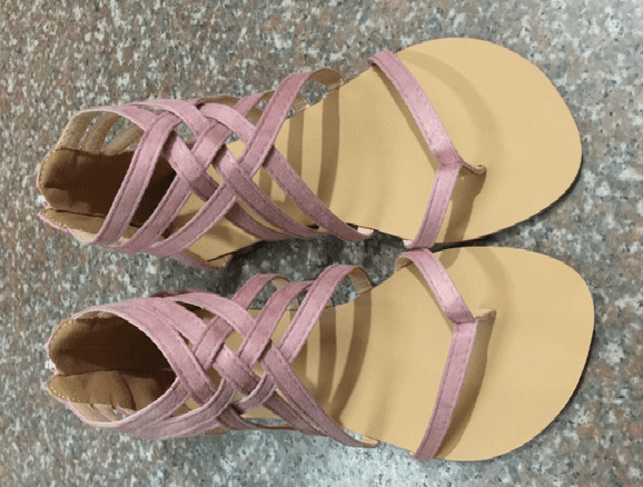ezy2find women's sandals Pink / 42 Criss Cross Sandals