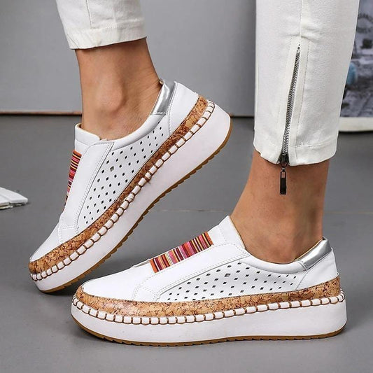 ezy2find women's sandals White / 38 Women's casual sports leather shoes