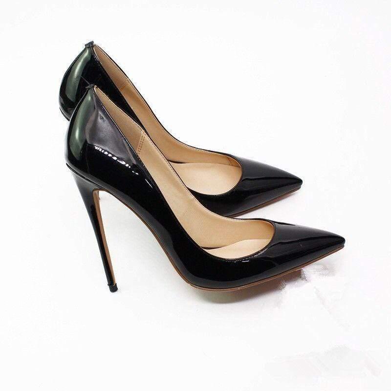 ezy2find Women's Shoes Black / 35 Stiletto Spring And Autumn Pumps Women's 12 Cm Sexy Single Shoes