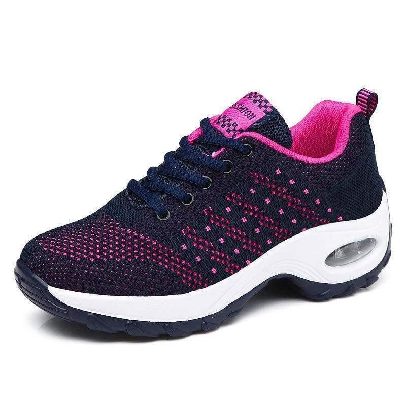 ezy2find Women's Sneakers Blue red / 39 Ladies shoes net shoes